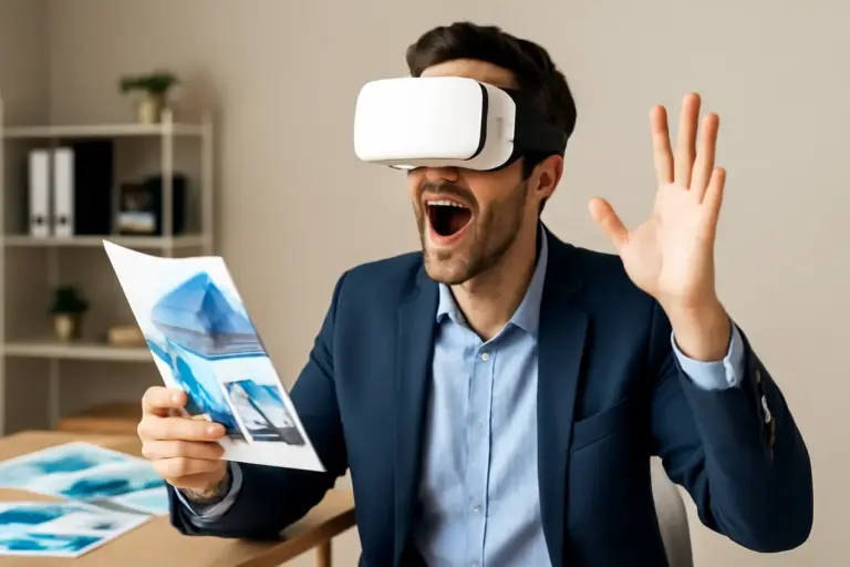 Integrazione di realtà virtuale nei materiali promozionali: l’effetto wow che conquista nuovi mercati